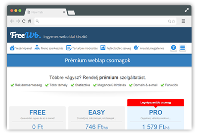 weboldal prémium szolgáltatások